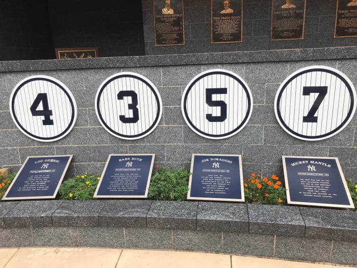 HALLOWED GROUND: Monument Park, New York Yankees Museum honor greatest ...