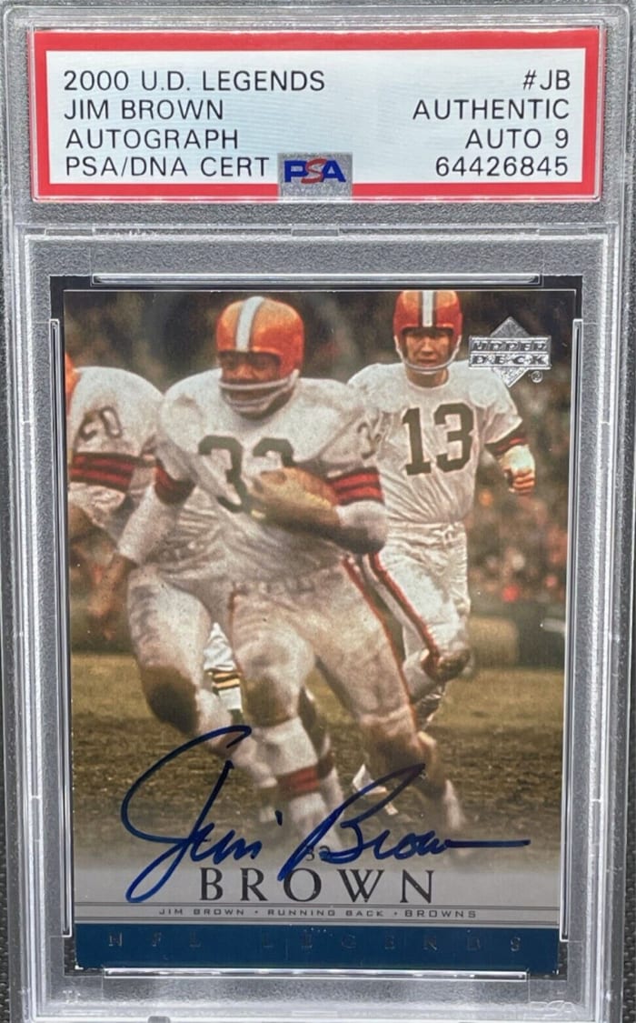 Jim Brown's top trading cards and collectibles - Sports Collectors Digest