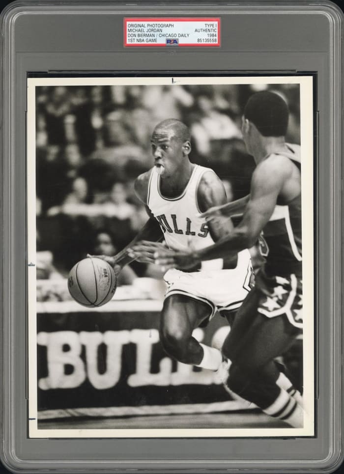 Type 1 Photo from Michael Jordan’s first NBA game nets record sale ...