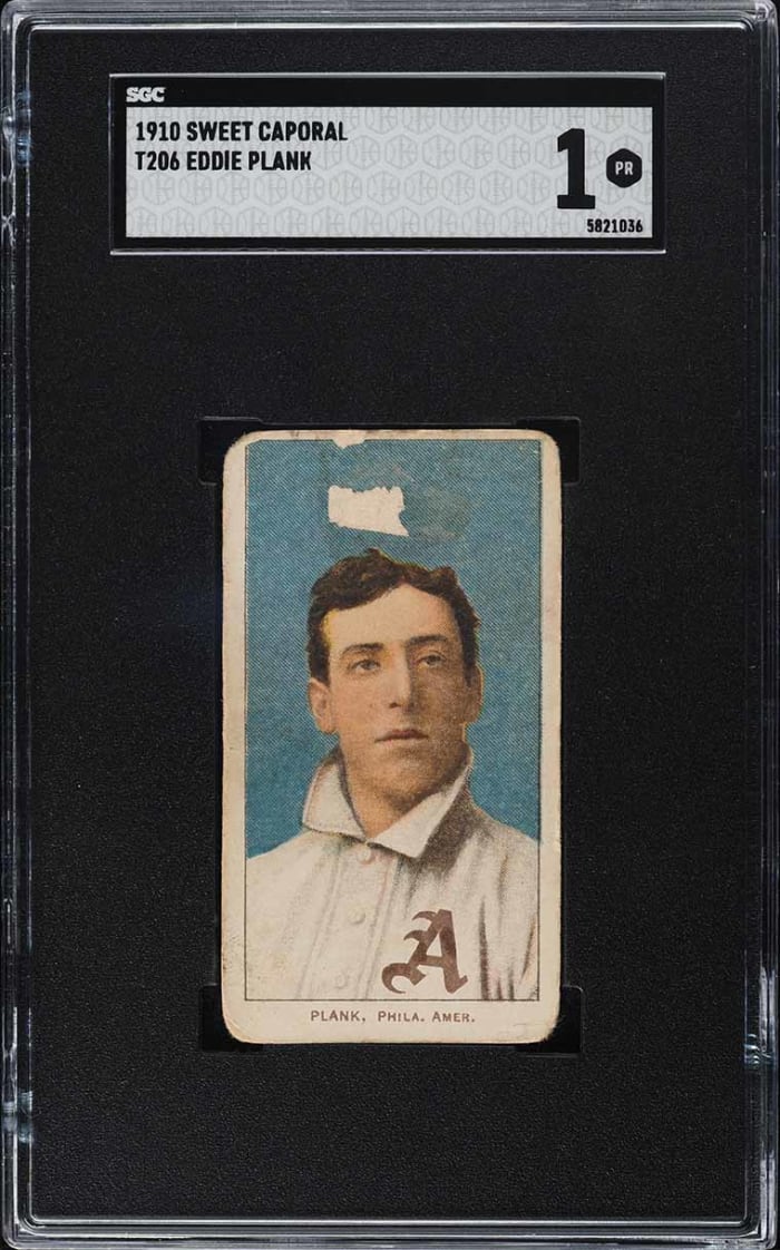 Why 1909-11 T206 Eddie Plank Card Up For Bid At Pwcc Is So Rare 