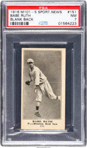 Babe Ruth rookie card fetches $552,000 in auction hosted by Heritage ...