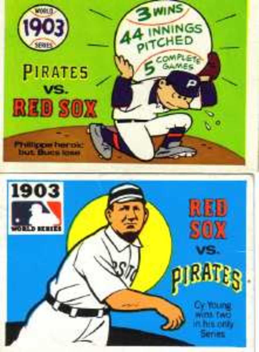 1968 FLEER BASEBALL #17 1920 WORLD SERIES - Indians Vs. Dodgers - Lot3832