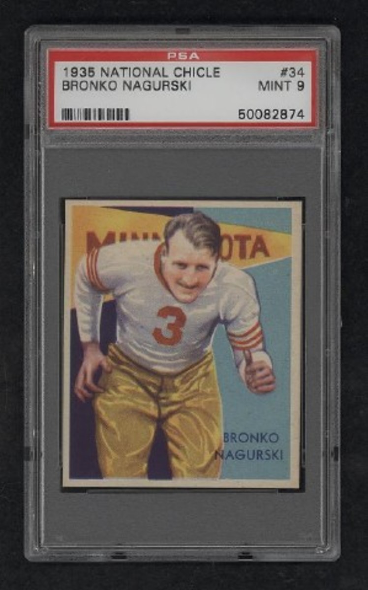 Bronko Nagurski's 1935 National Chicle #34 Rookie Card, PWCC Marketplace -  PWCC Definitive Guides