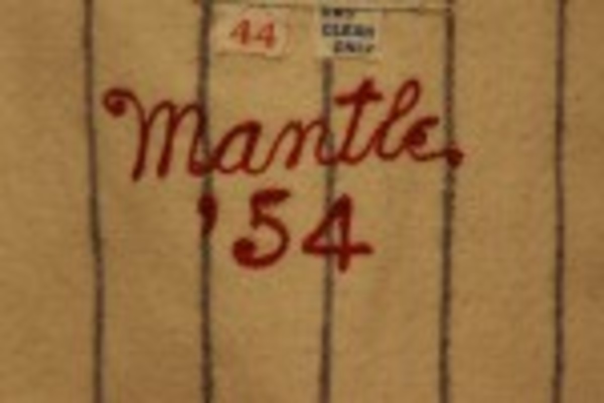 Mickey Mantle New York Yankees Mitchell & Ness Iconic Legendary Pinstripe  Jersey