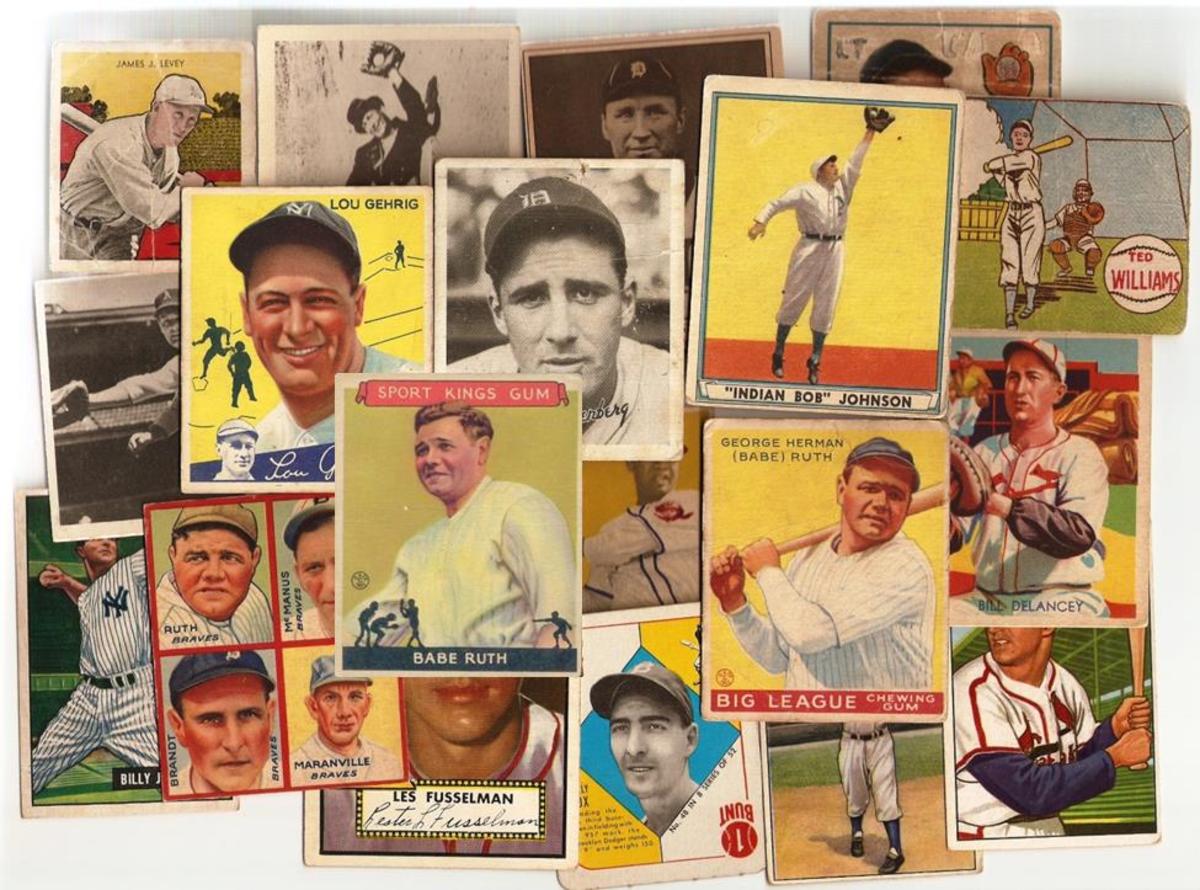 A fabulous 30,000 vintage card collection might include Topps, Bowman, Goudey, Diamond Stars, Play Ball, M&P and other popular sets. 