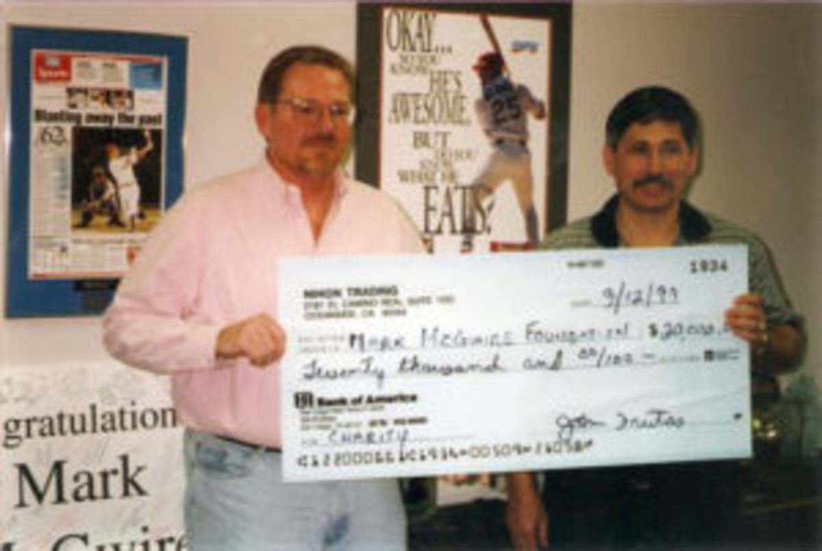  During Operation Bullpen, Ferreira worked with Mark McGwire’s charitable foundation to prepare a ruse to catch the forgers and counterfeiters. (Photos courtesy John Ferreira)