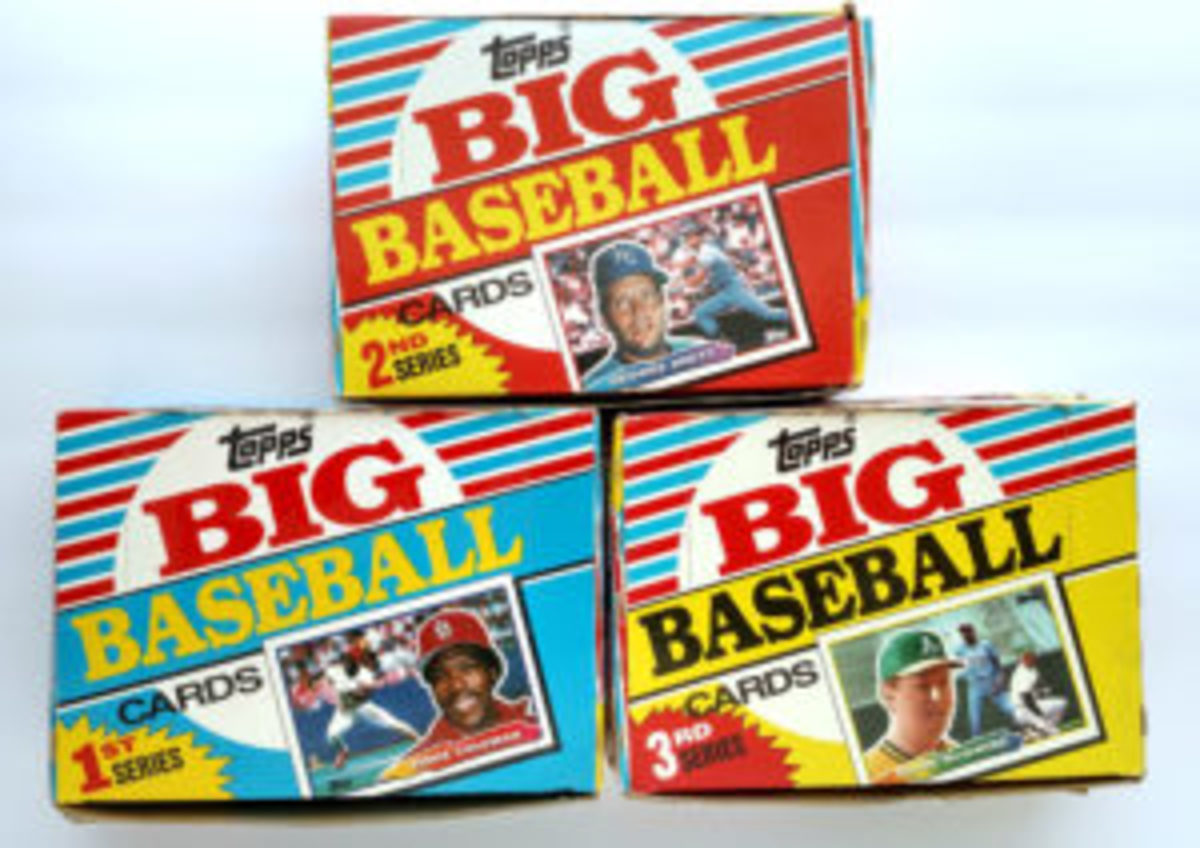 The size of Topps Big Baseball cards played a role in its short