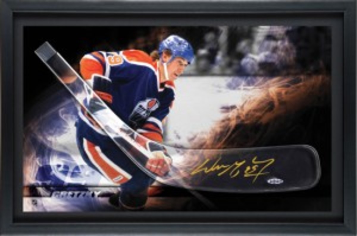 2013-Upper-Deck-Authenticated-Signed-Autographed-Memorabilia-Wayne-Gretzky-Edmonton-Oilers-Acrylic-Hockey-Blade