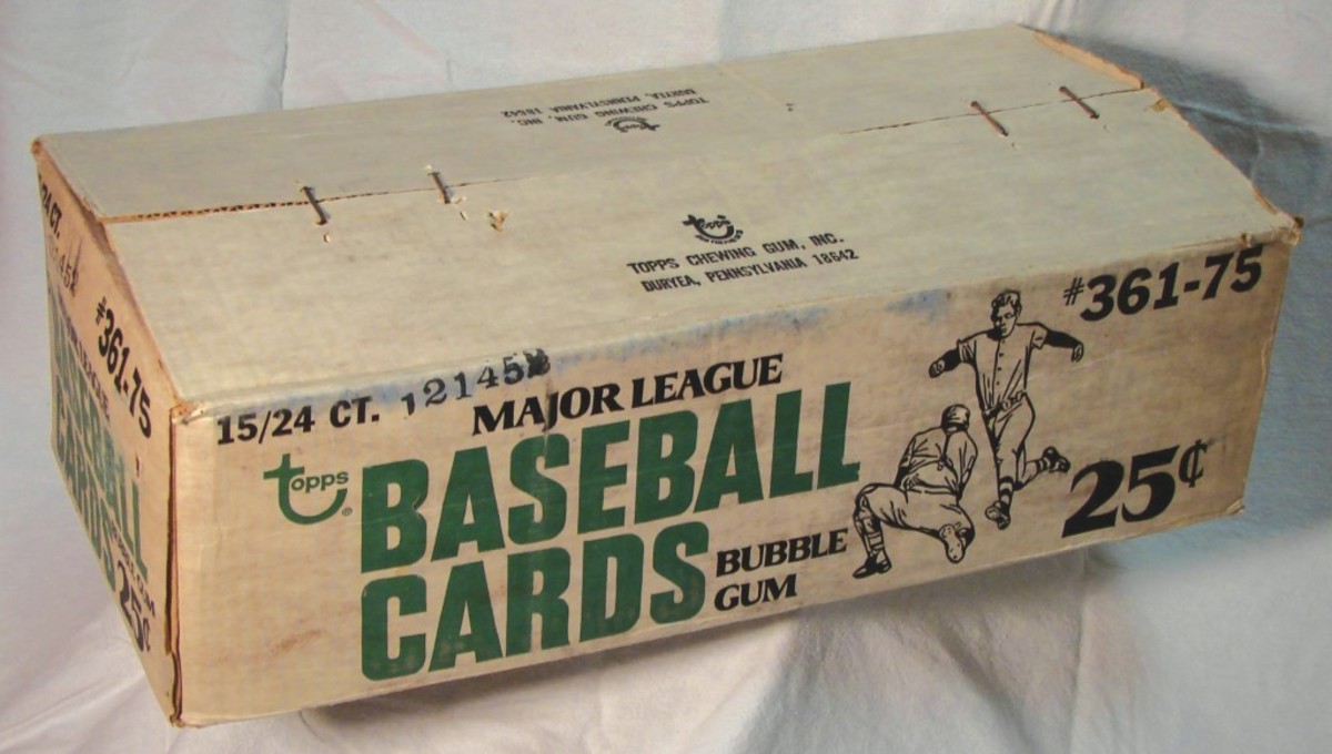 On day one, bidding is past $45,000 for this 1975 Topps cello case. 
