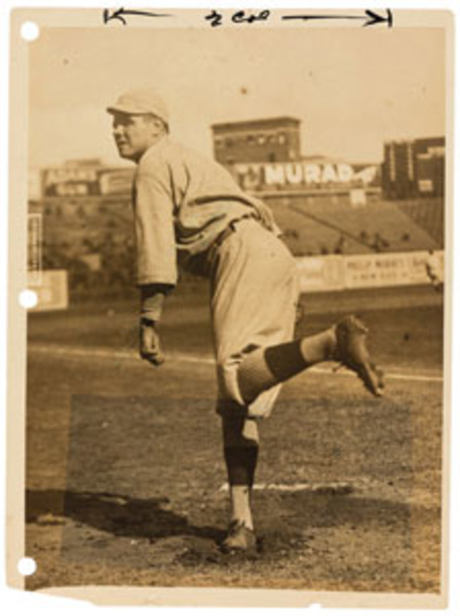  This 1919-20 photo of Babe Ruth as a Boston Red Sox sold for $37,200.