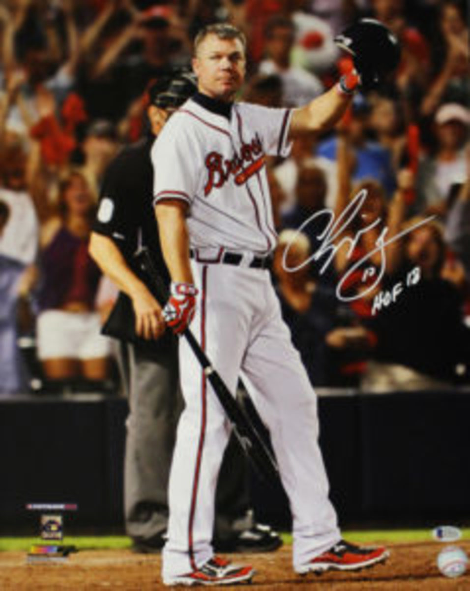 Chipper Jones played his entire major league career with the Atlanta Braves.
