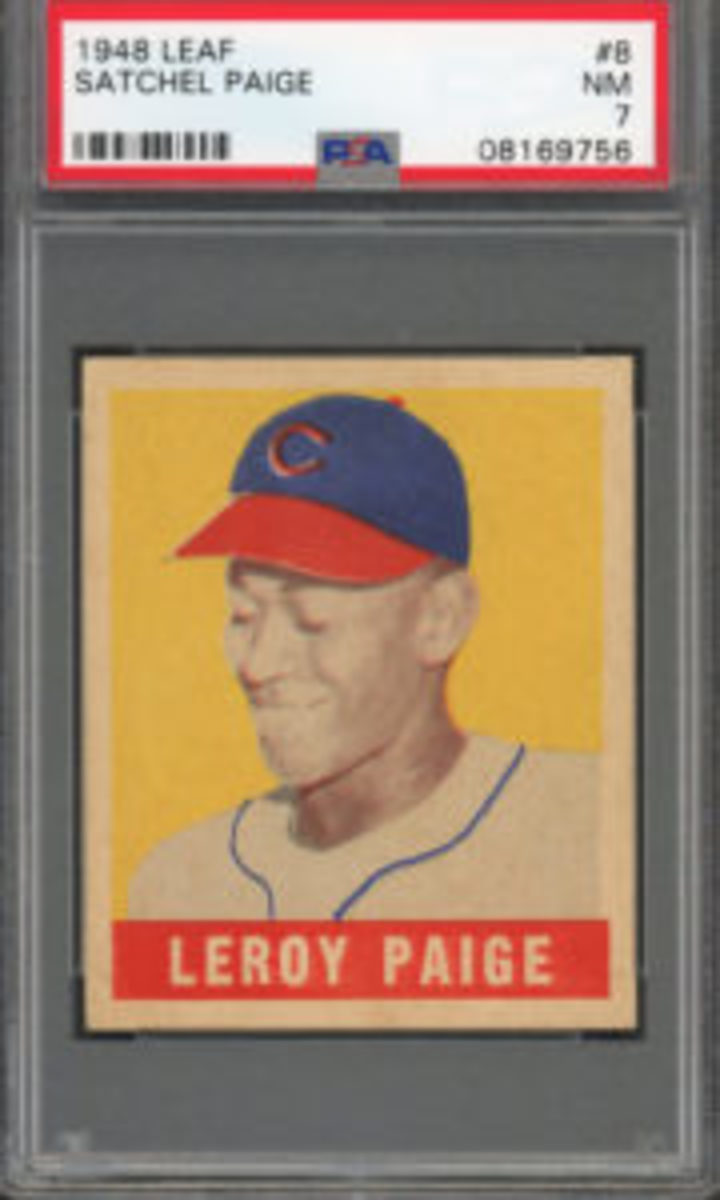  Brady Hill believes vintage baseball cards, such as these two from the 1948 Leaf set, can be viewed as investment pieces. (Images courtesy Brady Hill)