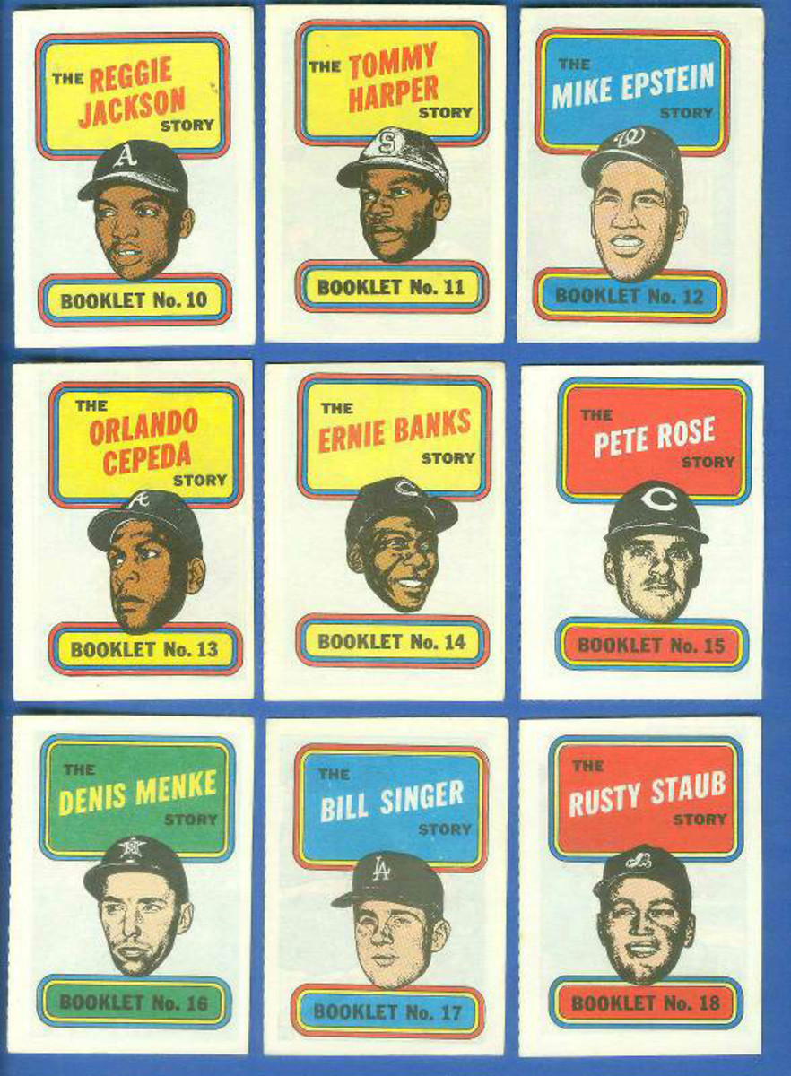 1970 Topps Baseball Story Booklets Complete Set (24) EX - Legends Fan Shop