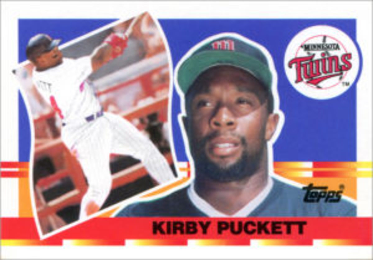  The 1990 Topps Big Baseball card design.