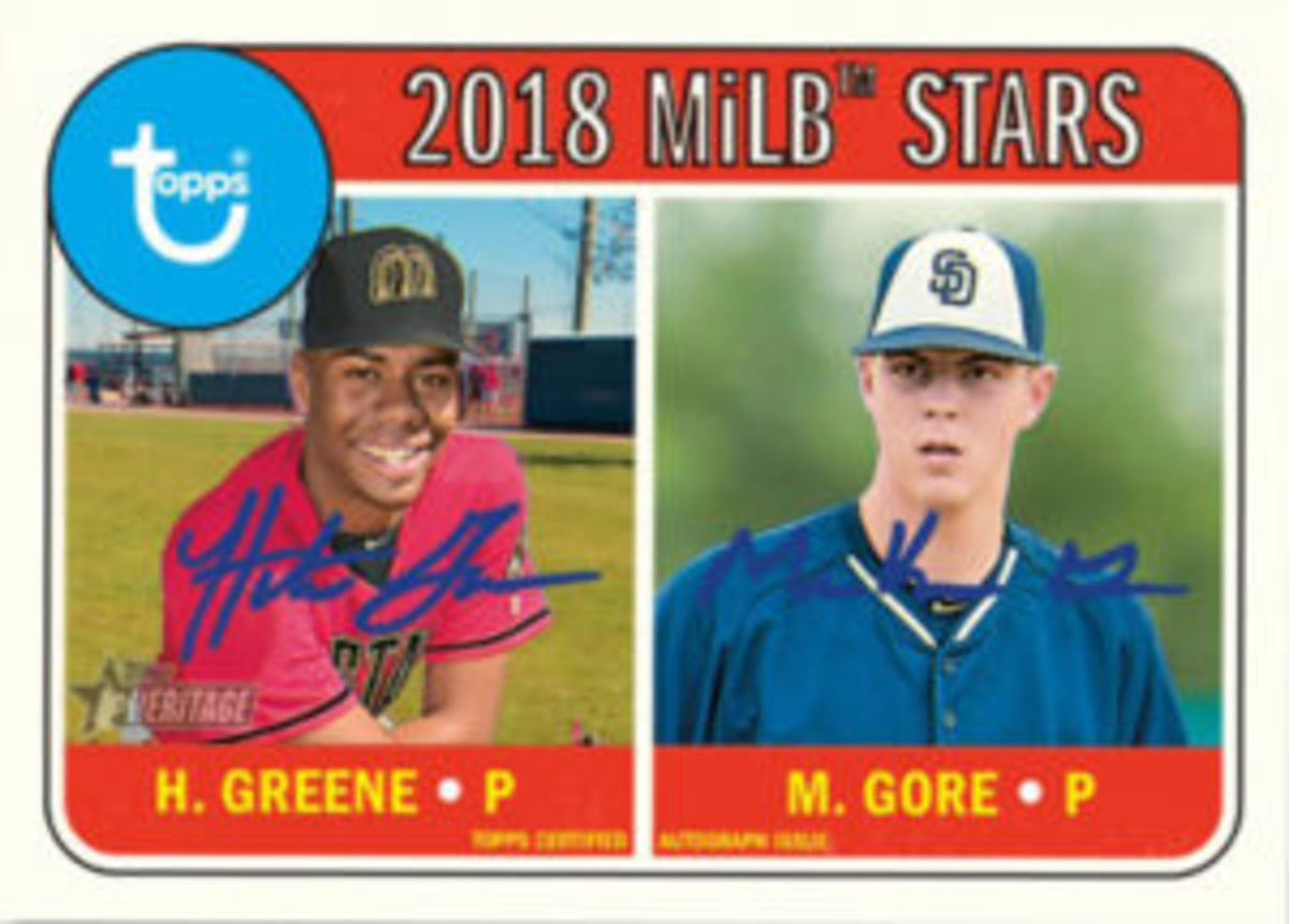  2018 Topps Heritage Minor League Clubhouse Collection