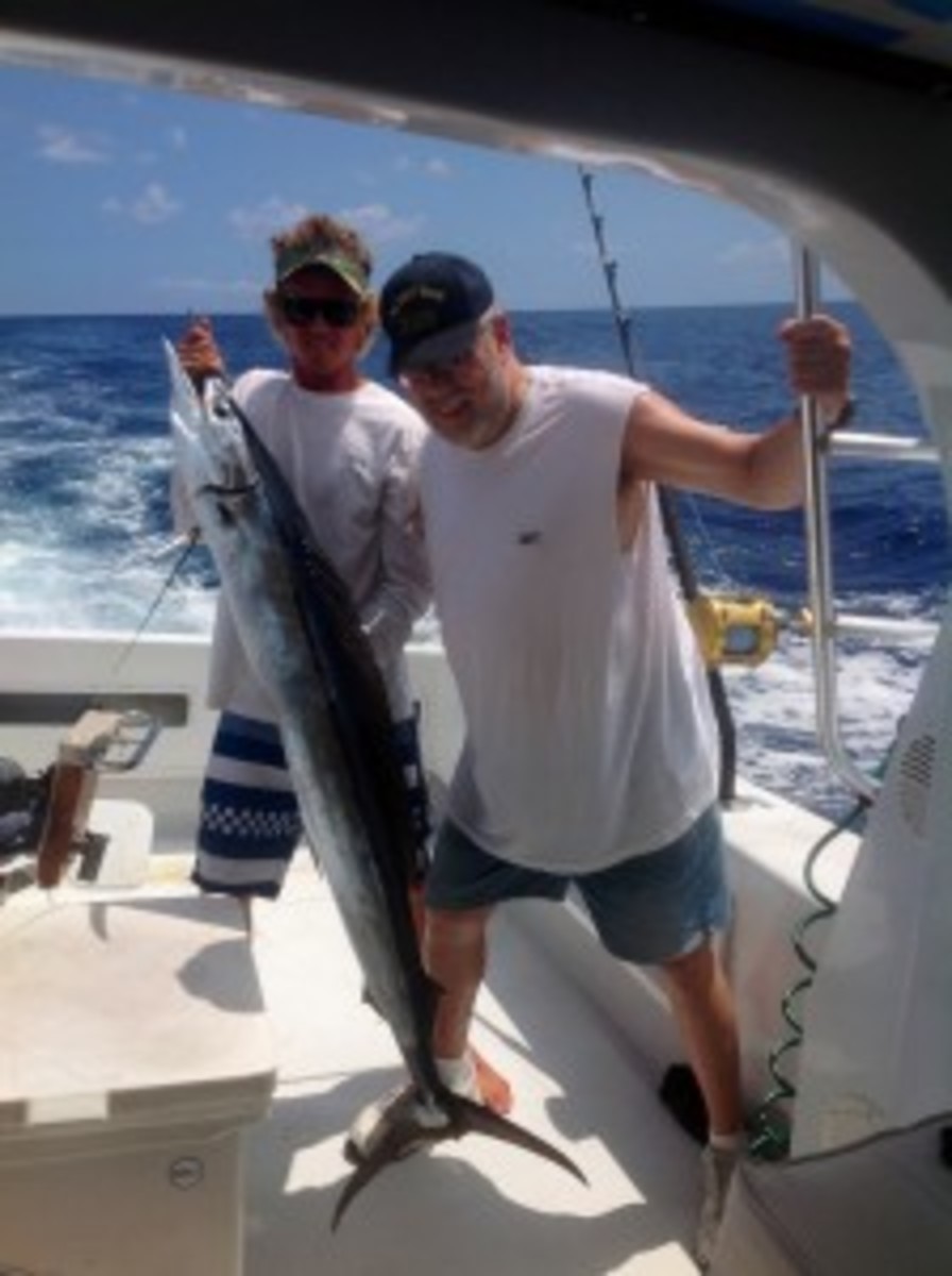 The National Convention took a lot out of me, so I headed to Hawaii on vacation with my wife after the show’s run. Among the highlights: Charter fishing and this Spearfish.