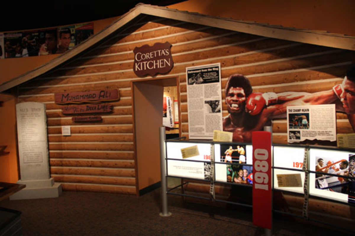 The Muhammad Ali Center in Louisville, Ky., includes many different showcases, including a replica of his Deer Lake training camp. And if you decide to make the trip, don’t be surprised if the Champ himself taps you on the shoulder. All photos by Ross Forman.