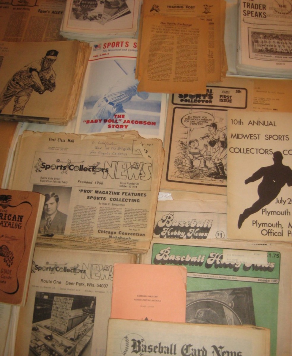 Early hobby publications were happy to run articles from a professional sportswriter and collector like Chapin.