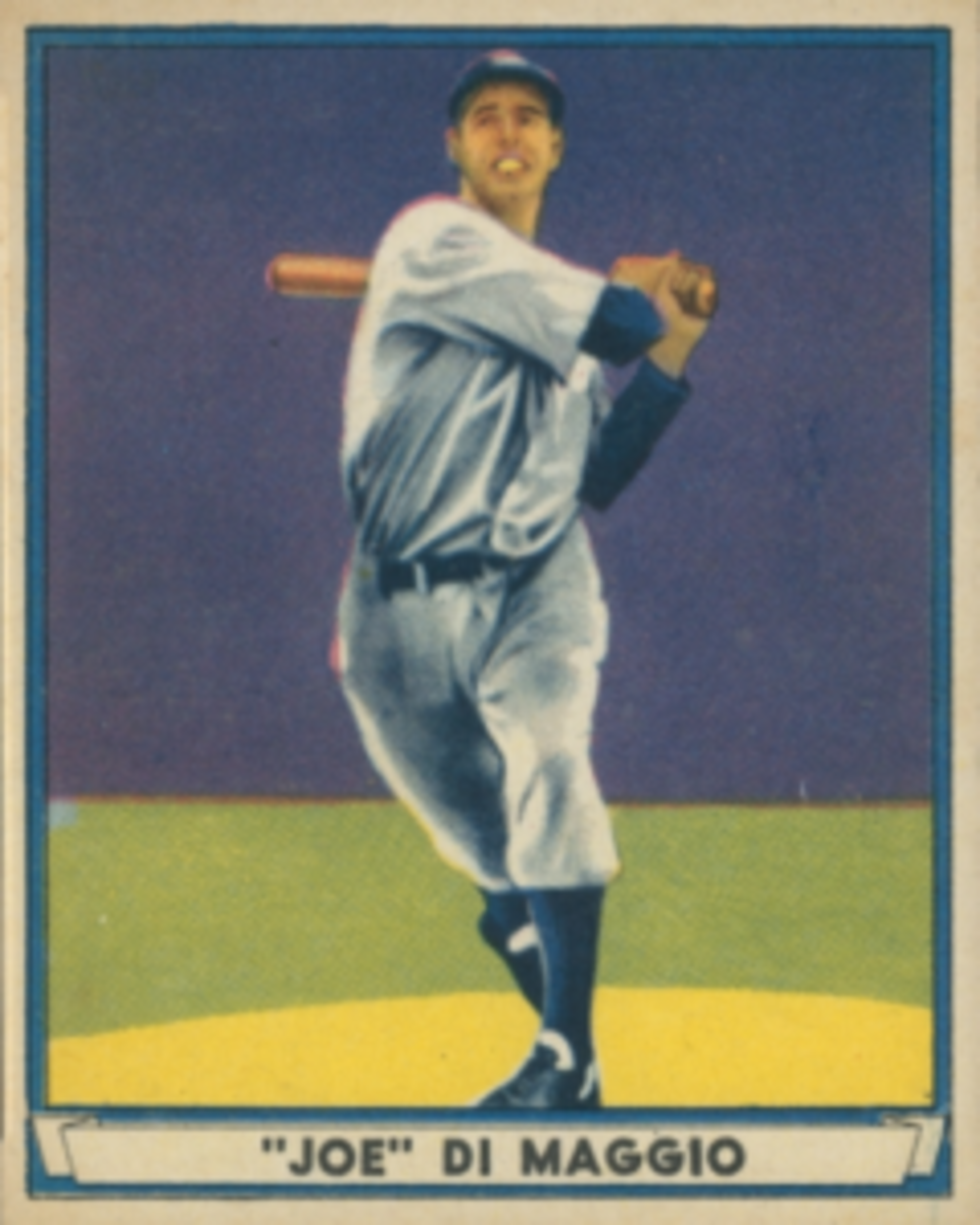 A6142 - JOE DIMAGGIO - YANKEES - BASEBALL CARD AS PICTURED