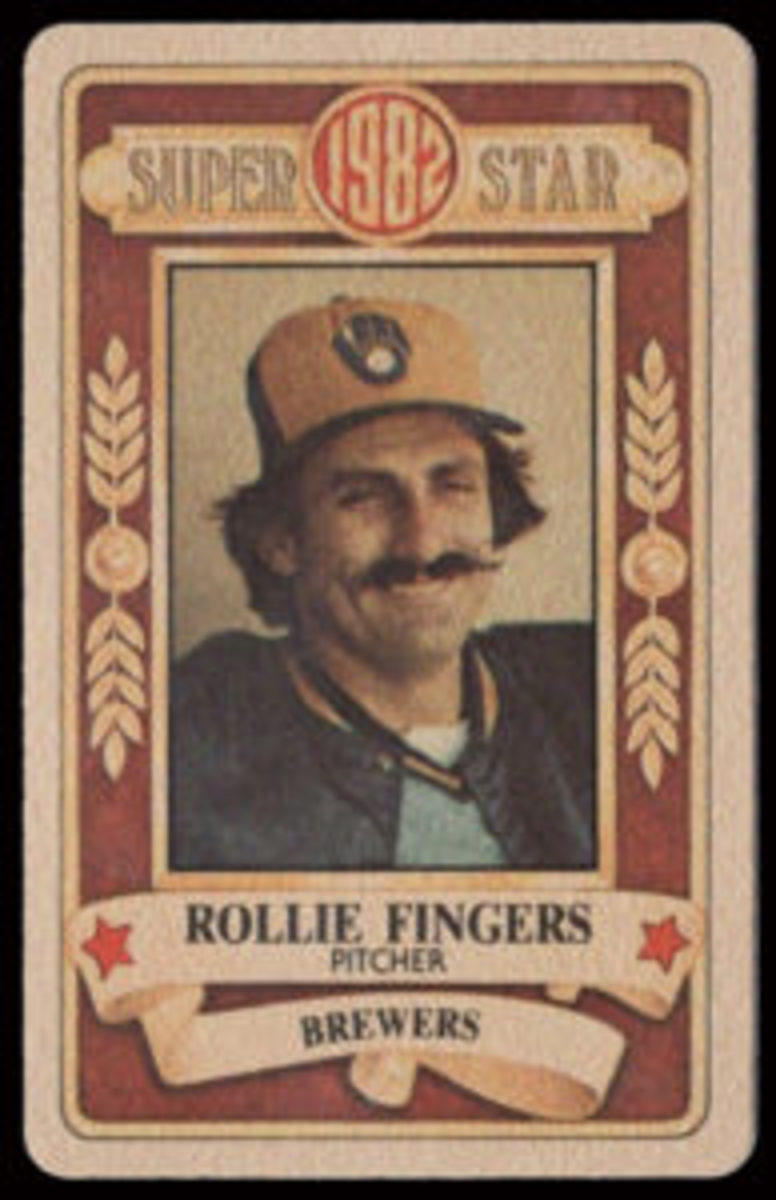  1982 Perma-Graphics Baseball Rollie Fingers Gold card