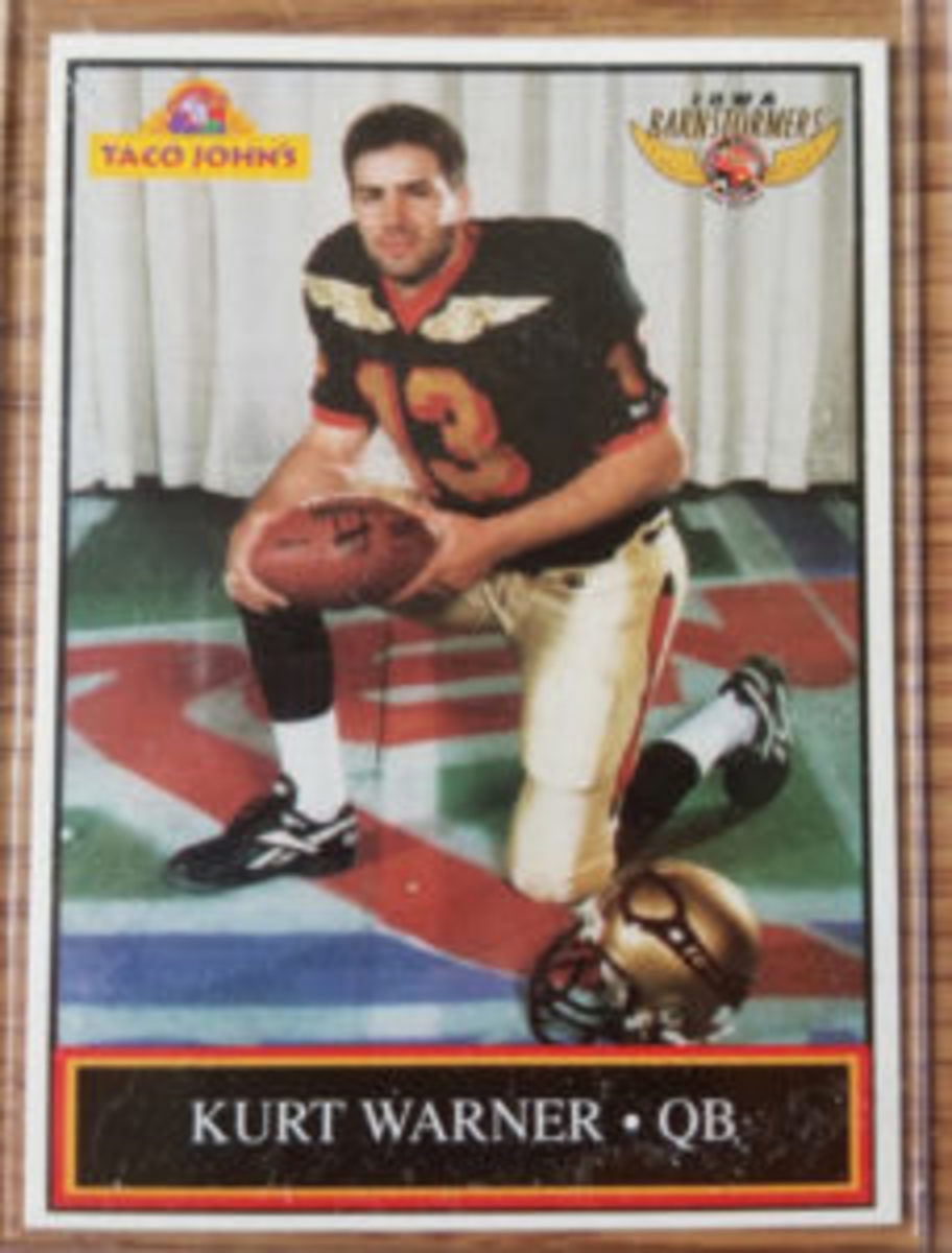  Kurt Warner was the most well-known Arena Football League player to be featured on a football card.