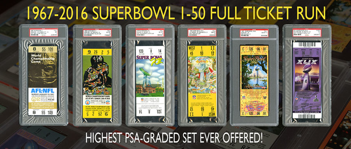 SCP Auctions Offering One of the Best Super Bowl 1-50 Ticket Runs - Sports  Collectors Digest