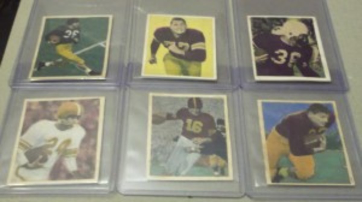 Misc football cards in the set