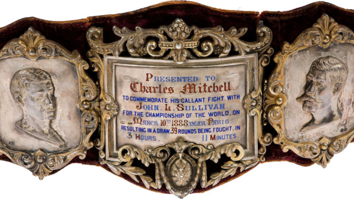 1888 Boxing Belt Among Rarities in Platinum Night Sale - Sports