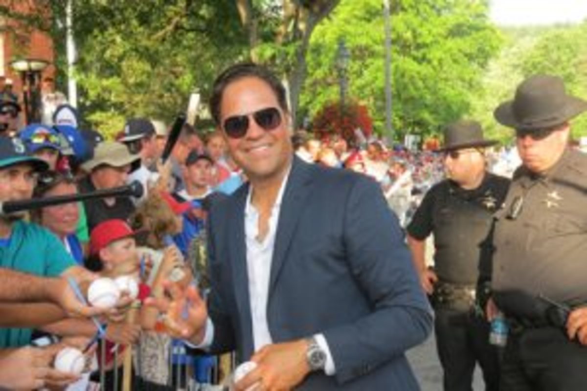 Mike Piazza at the hall