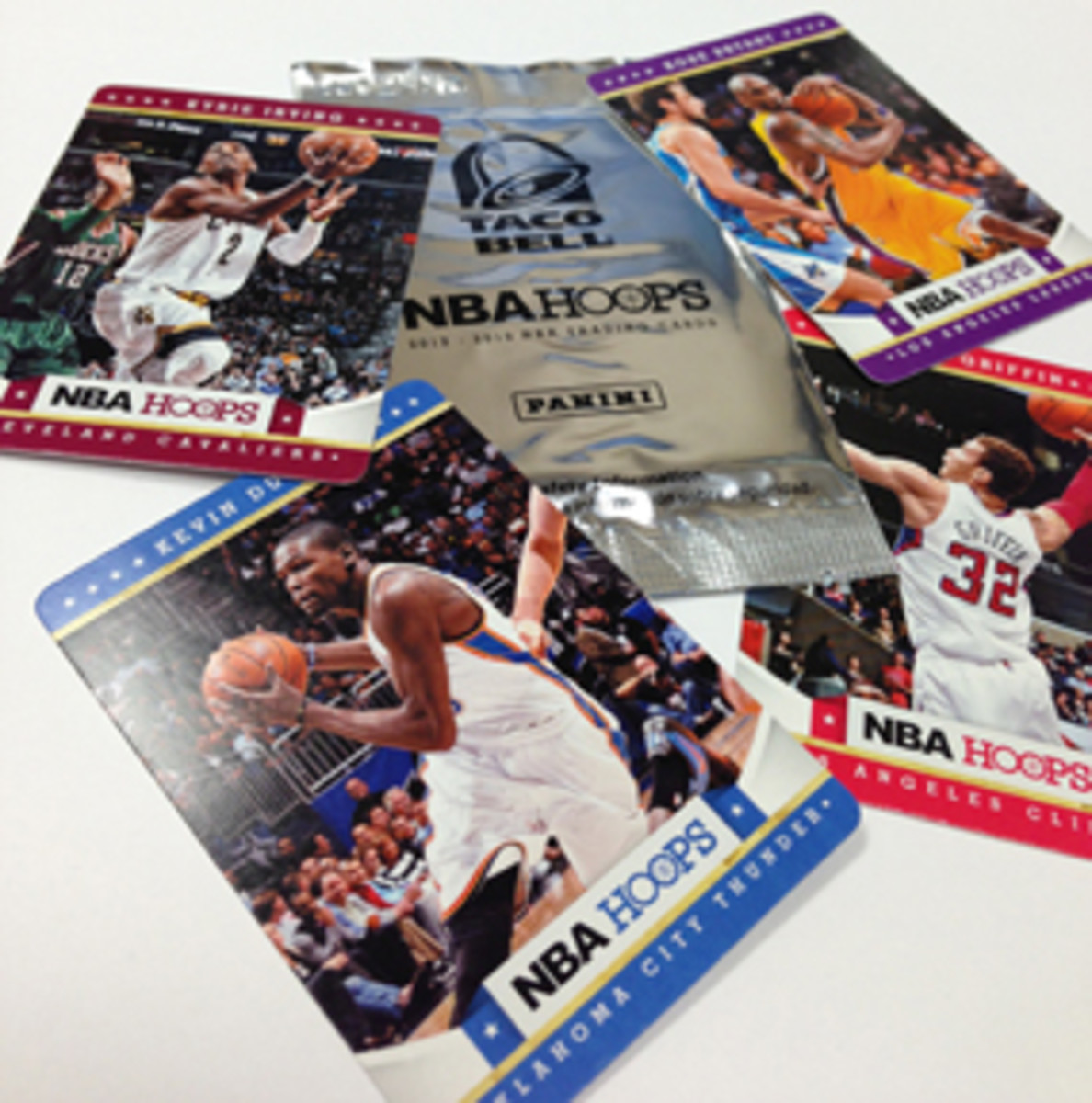 Basketball cards are at Taco Bell now through May.