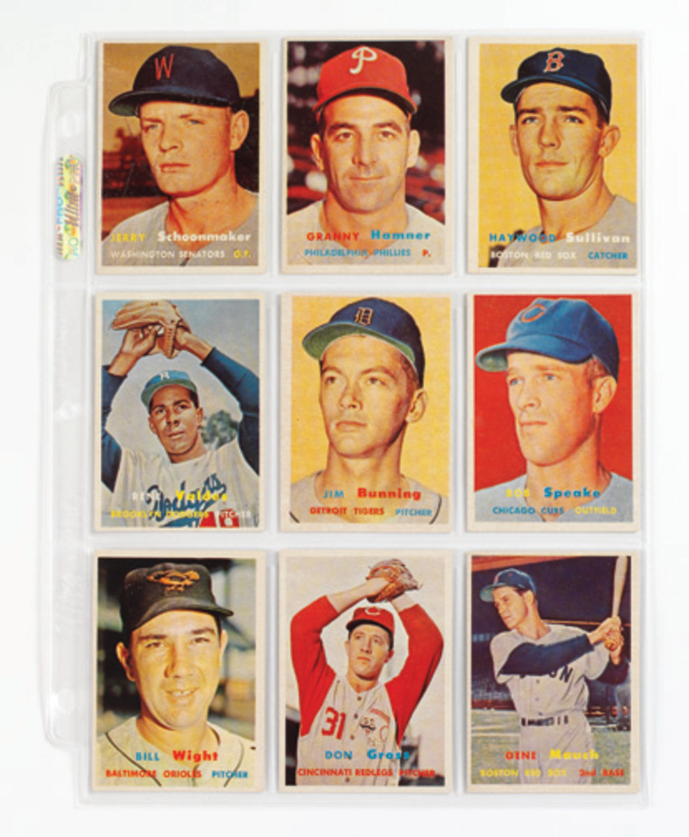 1957 topps baseball