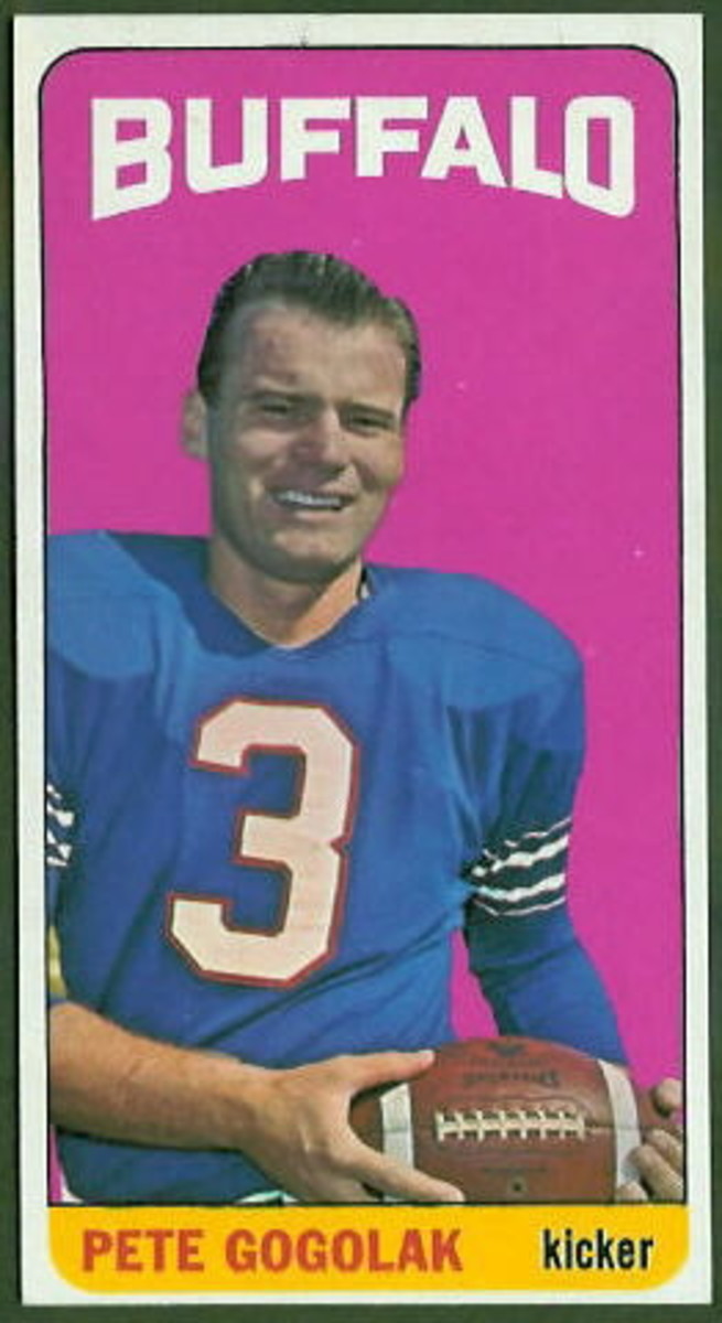 Football Cards - 1965-66 Jets Team Issue