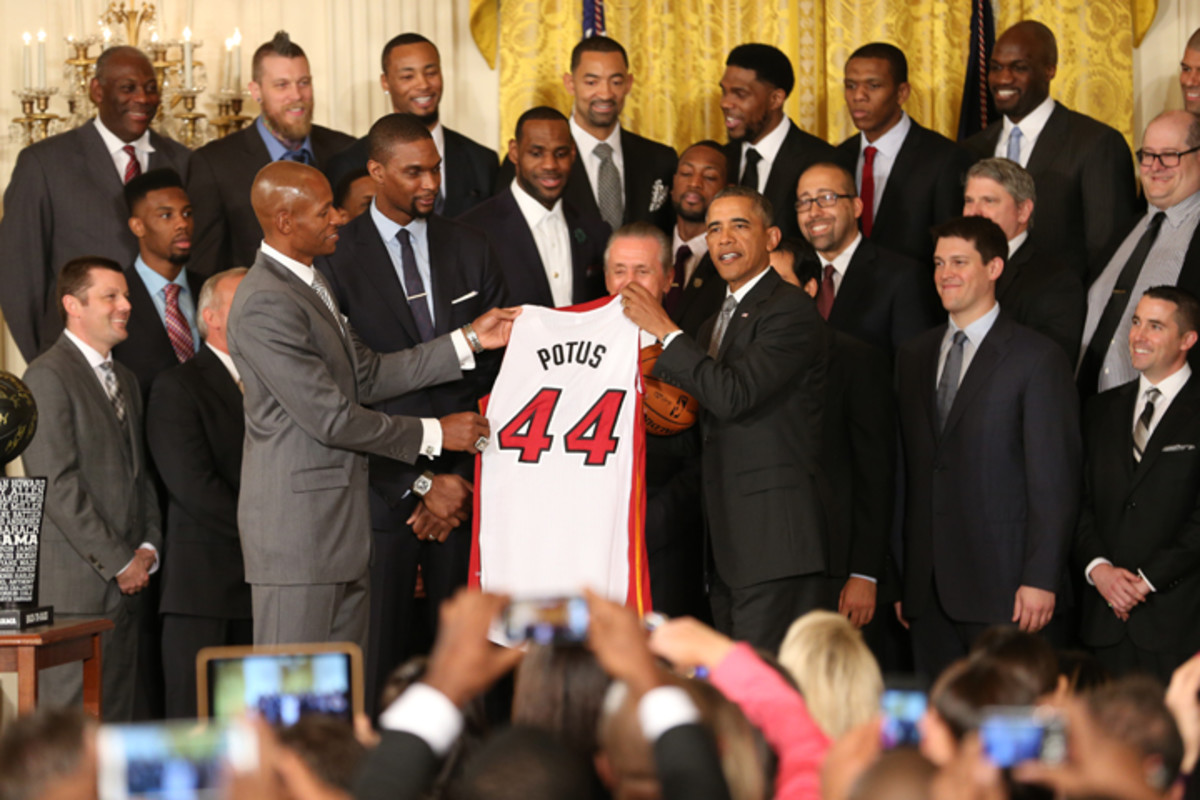 Pres. Obama hosts the Chicago Cubs at the White House