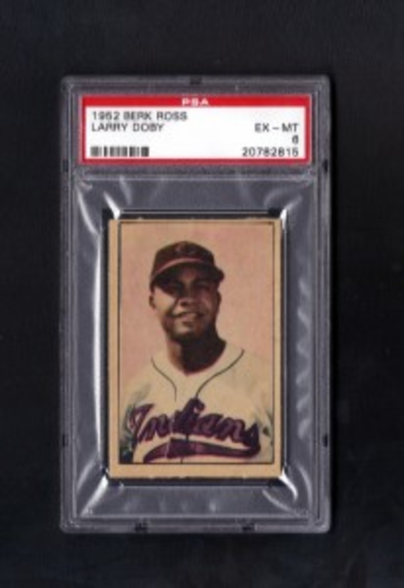 1948 Larry Doby Cleveland Indians Team Issue Rookie Year Rare!