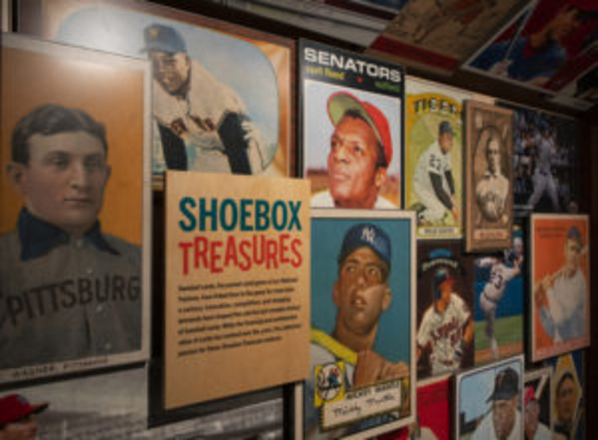  The National Baseball Hall of Fame’s Shoebox Treasures exhibit dedicated to the history of baseball cards, opened in 2019. (Photos by Milo Stewart Jr./National Baseball Hall of Fame and Museum)