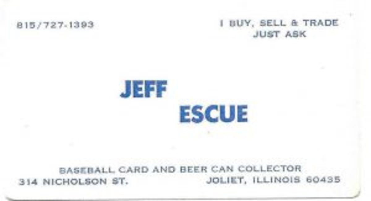 Escue’s old business card 