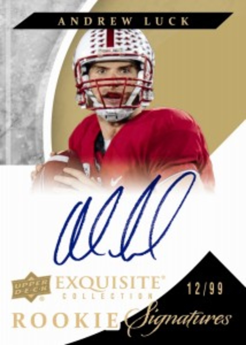 2012-Exquisite-Collection-Football-Trade-Upper-Deck-Card-Andrew-Luck-Autograph-Rookie