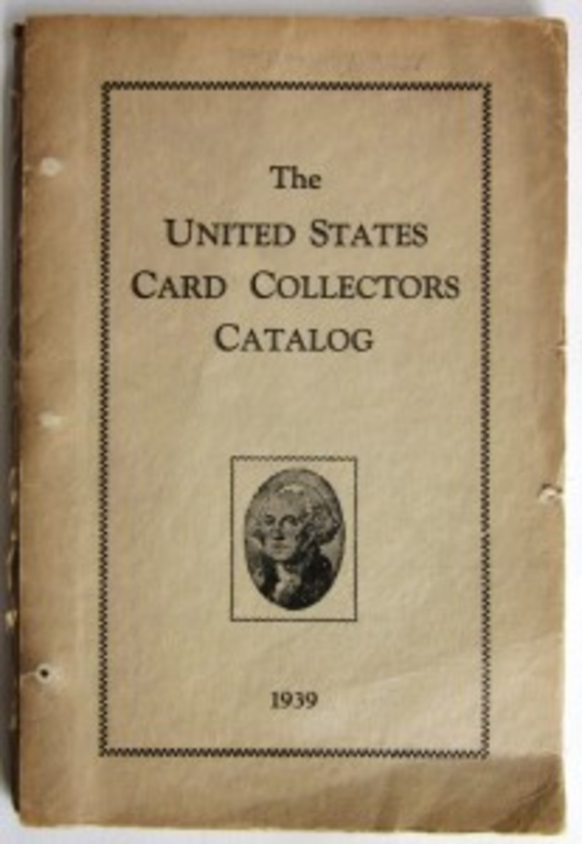  The cover for The United States Card Collectors Catalog from 1939.