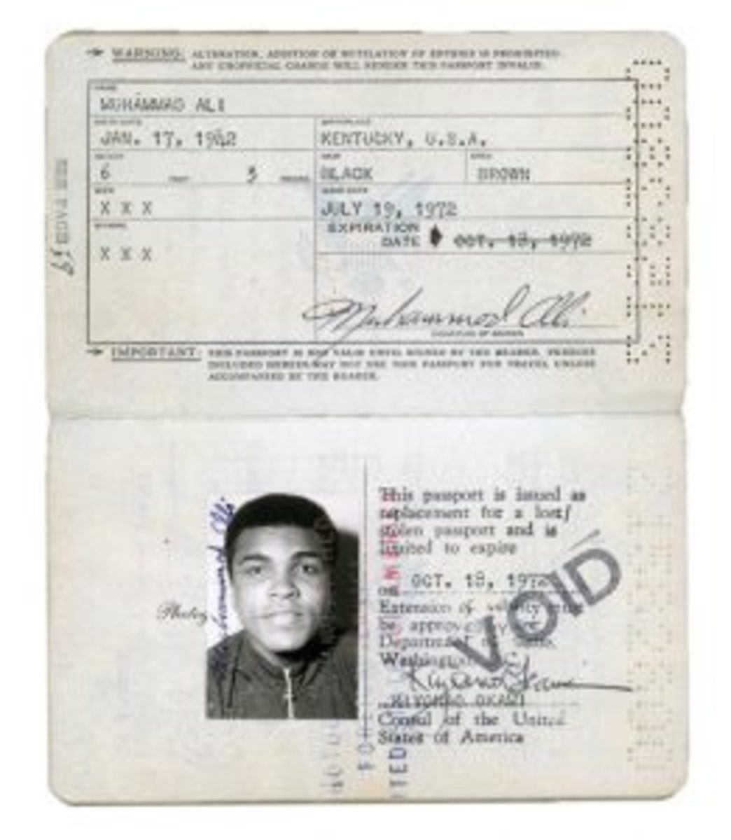 Ali's passport