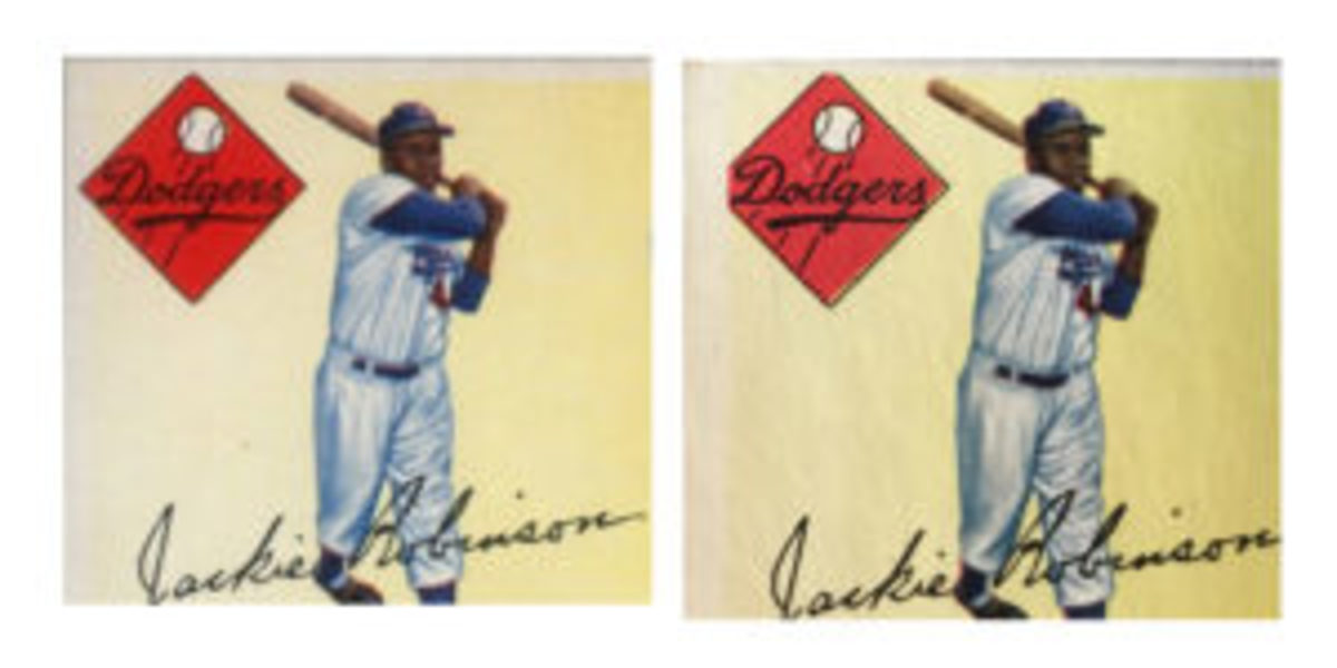 1955 Topps Jackie Robinson cards with partial diamond surface - Sports  Collectors Digest