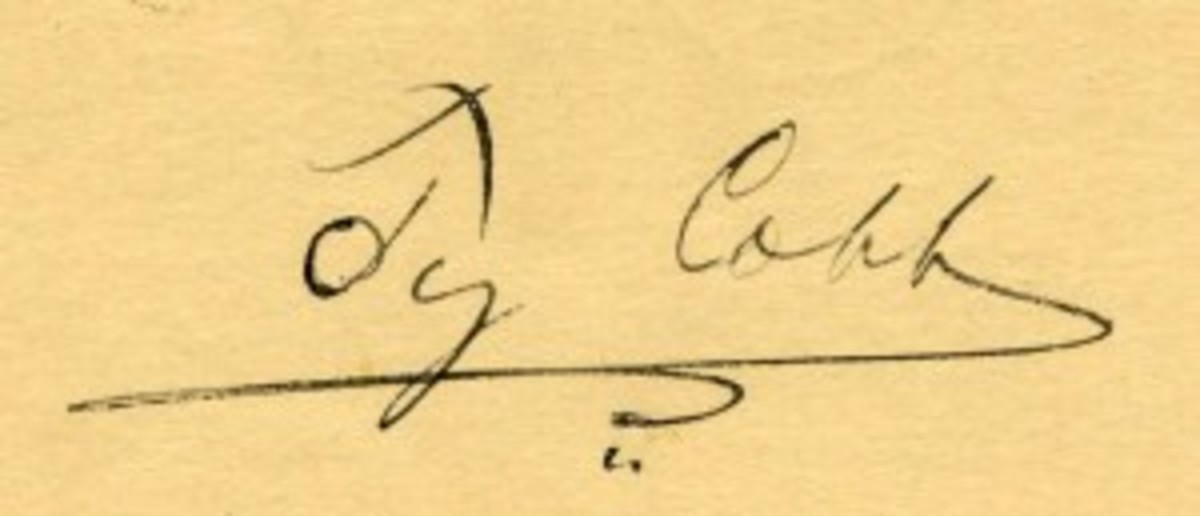 Cobb 1934 signature