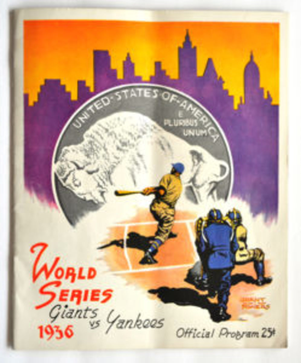  1936 World Series Program (Images are from the Collection of Brian O'Donnell)