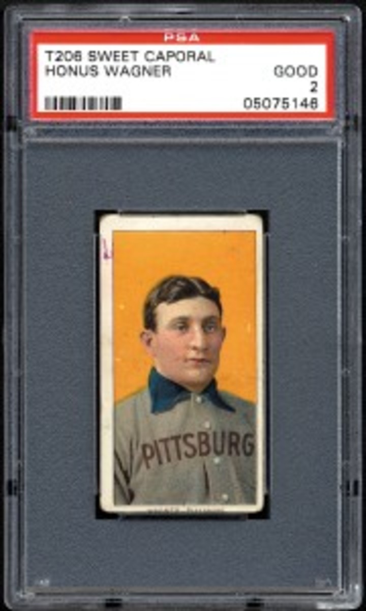 1909-1911 T206 Honus Wagner - Date Stamped "Oct 16, 1909" - The Date of the Final Game of the 1909 World Series (res. $100,000; est. $300,000+).
