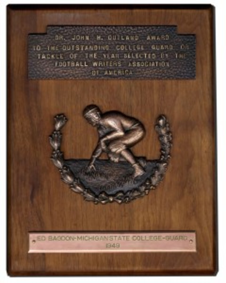 Recent Outland Plaque Sale Revisit the Career of Ed Bagdon Sports