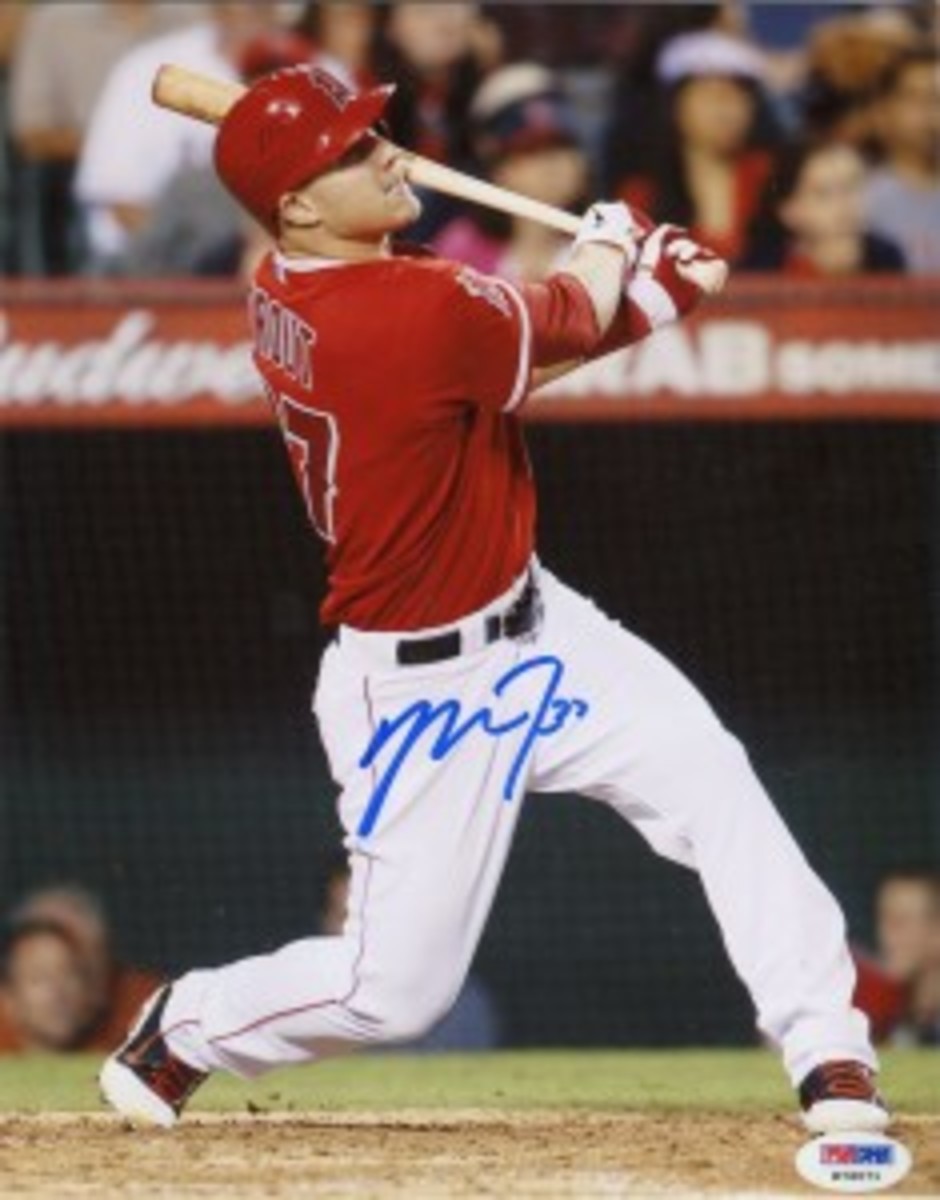 Mike Trout Signed Photo