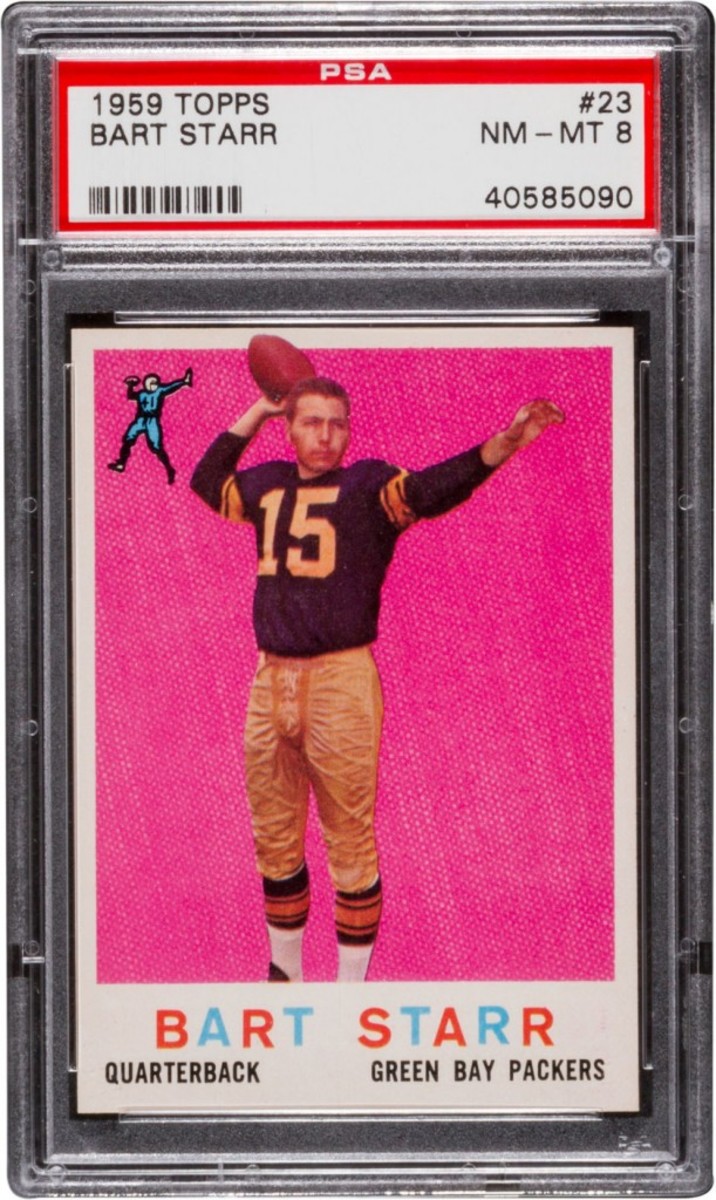 1959 Topps #82 Paul Hornung Green Bay Packers Football Card Nm