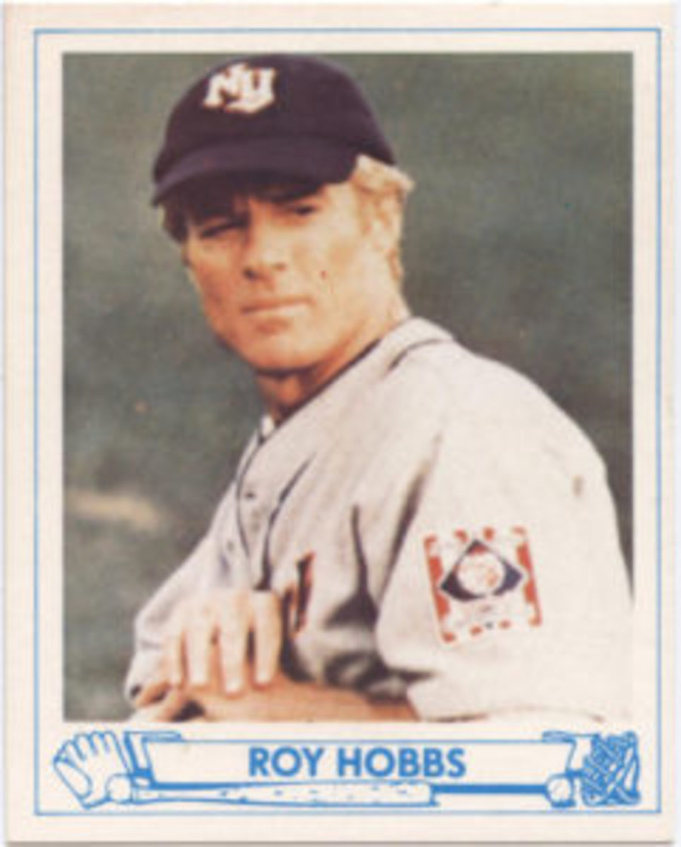 Roy Hobbs tells Pop Fisher the story of his prized bat Wonderboy aft