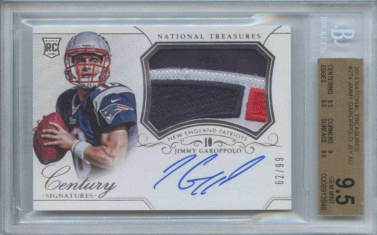 Tom Brady rookie card: Patriots QB autographed card sells for $400