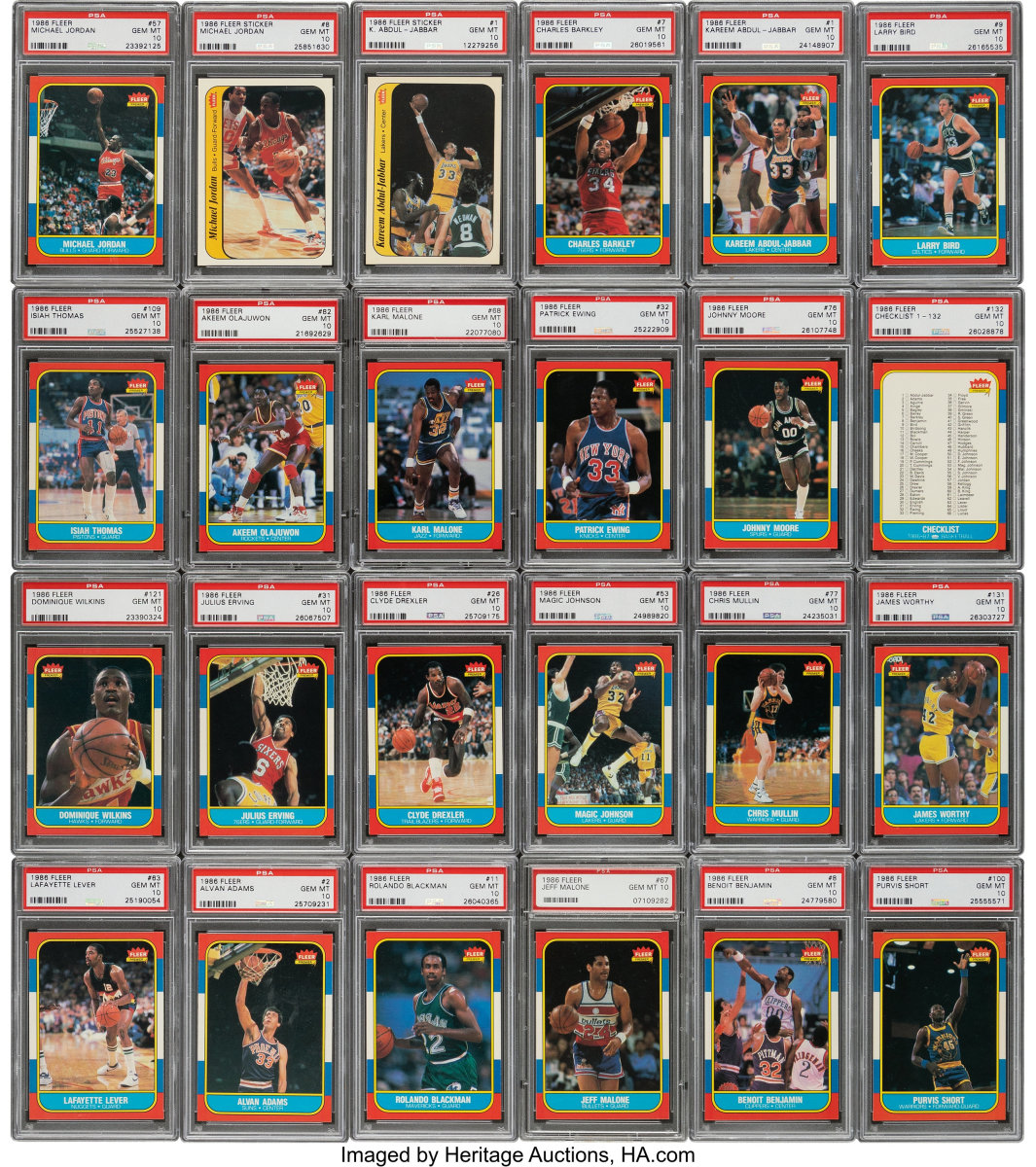 1986_Fleer_Basketball_Cards_Stickers_Complete_Set_Heritage_Auctions