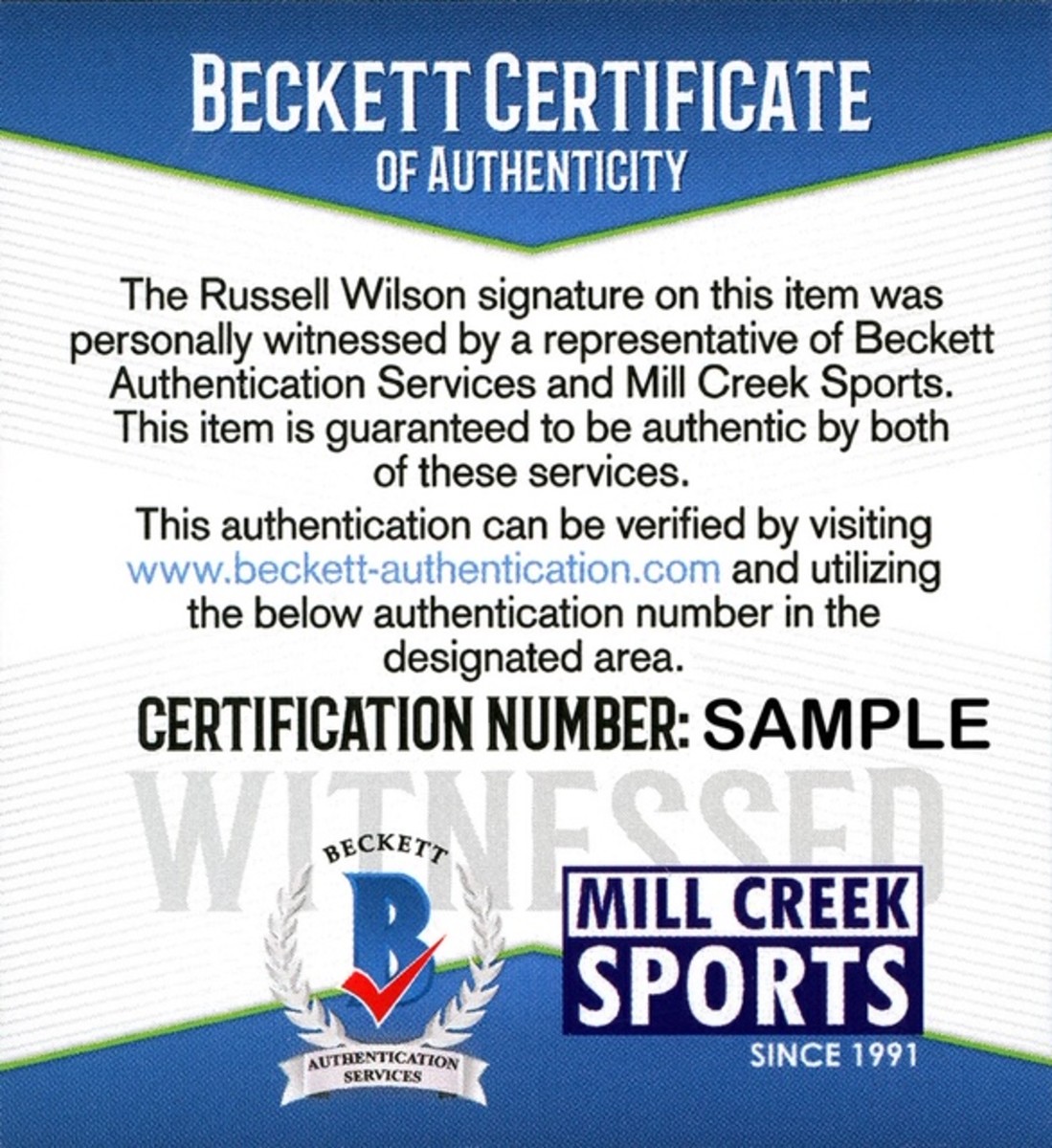 Mill Creek Sports - Authentic Sports Cards/Memorabilia Since 1991